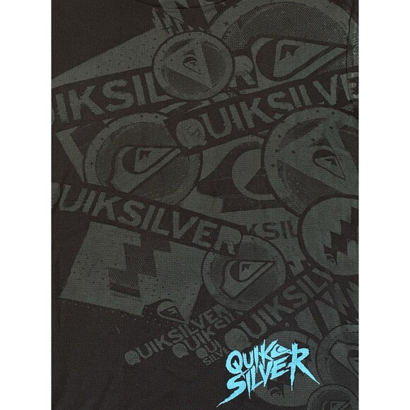 Vintage Y2K Quicksilver Thermal Long Sleeve Size XL Skater Surf - Picture 2 of 4